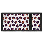 Purple Halloween Pumpkin Pattern Print Trifold Wallet