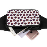 Purple Halloween Pumpkin Pattern Print Waist Bag