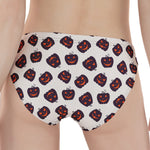 Purple Halloween Pumpkin Pattern Print Women's Panties