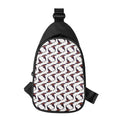 Purple Halloween Witch Hat Pattern Print Sling Bag