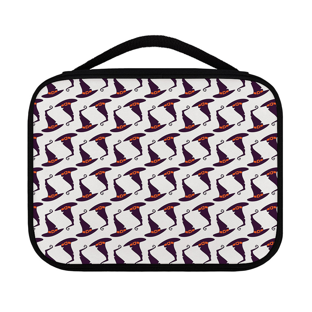 Purple Halloween Witch Hat Pattern Print Classic Bible Case