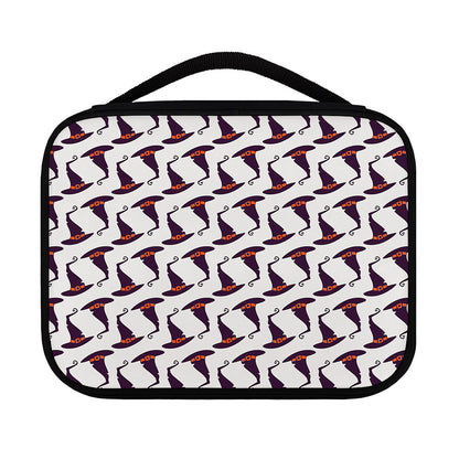 Purple Halloween Witch Hat Pattern Print Classic Bible Case