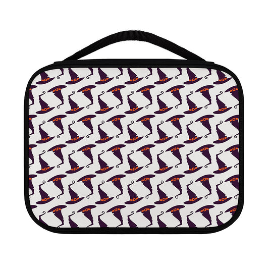 Purple Halloween Witch Hat Pattern Print Classic Bible Case