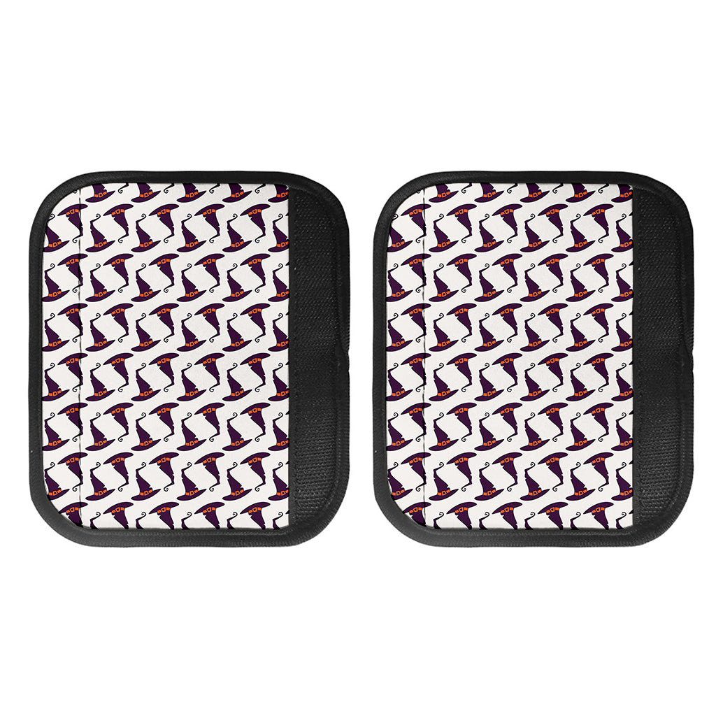 Purple Halloween Witch Hat Pattern Print Handle Covers