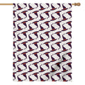 Purple Halloween Witch Hat Pattern Print House Flag