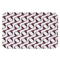 Purple Halloween Witch Hat Pattern Print Indoor Door Mat