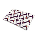 Purple Halloween Witch Hat Pattern Print Pet Cooling Mat Cover