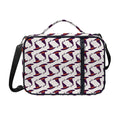 Purple Halloween Witch Hat Pattern Print Shoulder Strap Bible Bag
