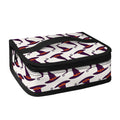 Purple Halloween Witch Hat Pattern Print Small Lunch Bag