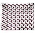 Purple Halloween Witch Hat Pattern Print Tapestry