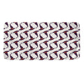 Purple Halloween Witch Hat Pattern Print Towel