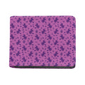 Purple Halloween Witch Pattern Print Bifold Wallet