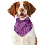 Purple Halloween Witch Pattern Print Dog Bandana