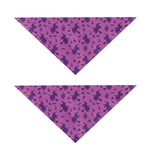 Purple Halloween Witch Pattern Print Dog Bandana