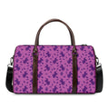 Purple Halloween Witch Pattern Print Duffel Bag