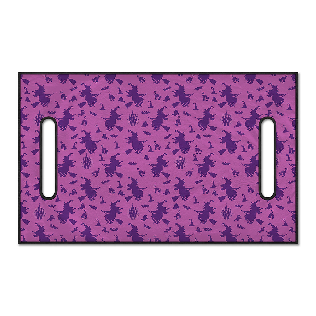 Purple Halloween Witch Pattern Print Golf Cart Seat Cover