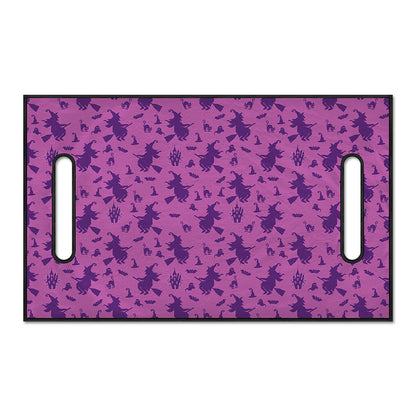 Purple Halloween Witch Pattern Print Golf Cart Seat Cover