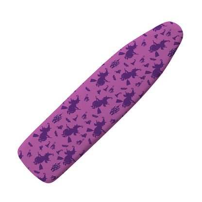 Purple Halloween Witch Pattern Print Ironing Board Cover