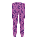 Purple Halloween Witch Pattern Print Men's Leggings