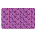 Purple Halloween Witch Pattern Print Polyester Doormat
