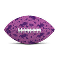 Purple Halloween Witch Pattern Print Rugby Ball
