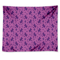 Purple Halloween Witch Pattern Print Tapestry