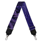Purple Hamsa Hand Print Bag Strap