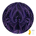 Purple Hamsa Hand Print Basketball