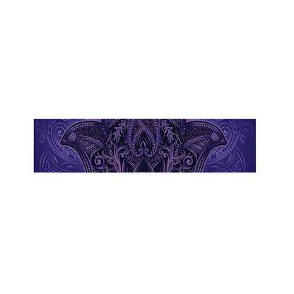 Purple Hamsa Hand Print Bed Runner