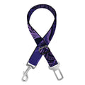 Purple Hamsa Hand Print Dog Seat Belt
