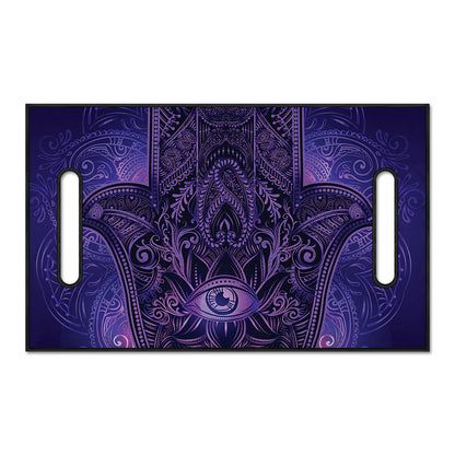 Purple Hamsa Hand Print Golf Cart Seat Cover