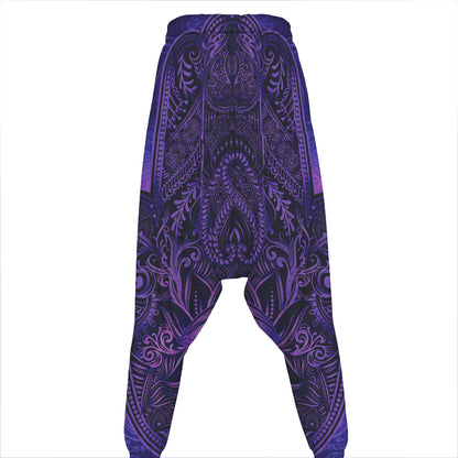 Purple Hamsa Hand Print Hammer Pants