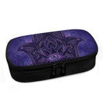 Purple Hamsa Hand Print Insulin Cooler Travel Case