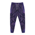 Purple Hamsa Hand Print Jogger Pants