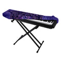 Purple Hamsa Hand Print Piano Keyboard Cover