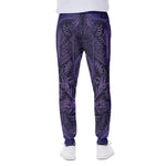 Purple Hamsa Hand Print Scuba Joggers