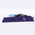Purple Hamsa Hand Print Sports Towel