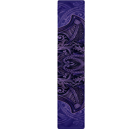 Purple Hamsa Hand Print Table Runner