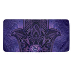 Purple Hamsa Hand Print Towel