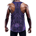 Purple Hamsa Hand Print Training Tank Top