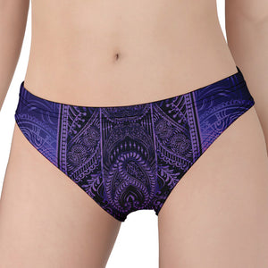 Purple Hamsa Hand Print Women's Panties