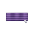 Purple Harlequin Pattern Print Extended Mouse Pad