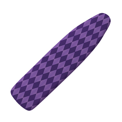 Purple Harlequin Pattern Print Ironing Board Cover
