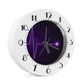Purple Heartbeat Print Alarm Clock