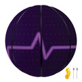 Purple Heartbeat Print Basketball