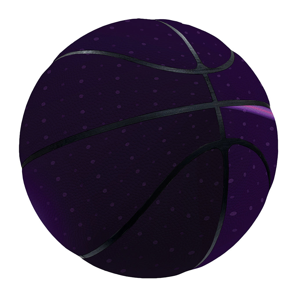 Purple Heartbeat Print Basketball