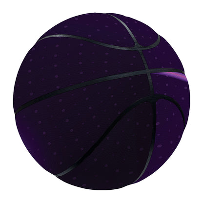 Purple Heartbeat Print Basketball