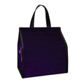 Purple Heartbeat Print Insulated Lunch Tote