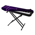 Purple Heartbeat Print Piano Keyboard Cover