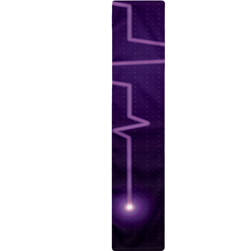 Purple Heartbeat Print Table Runner